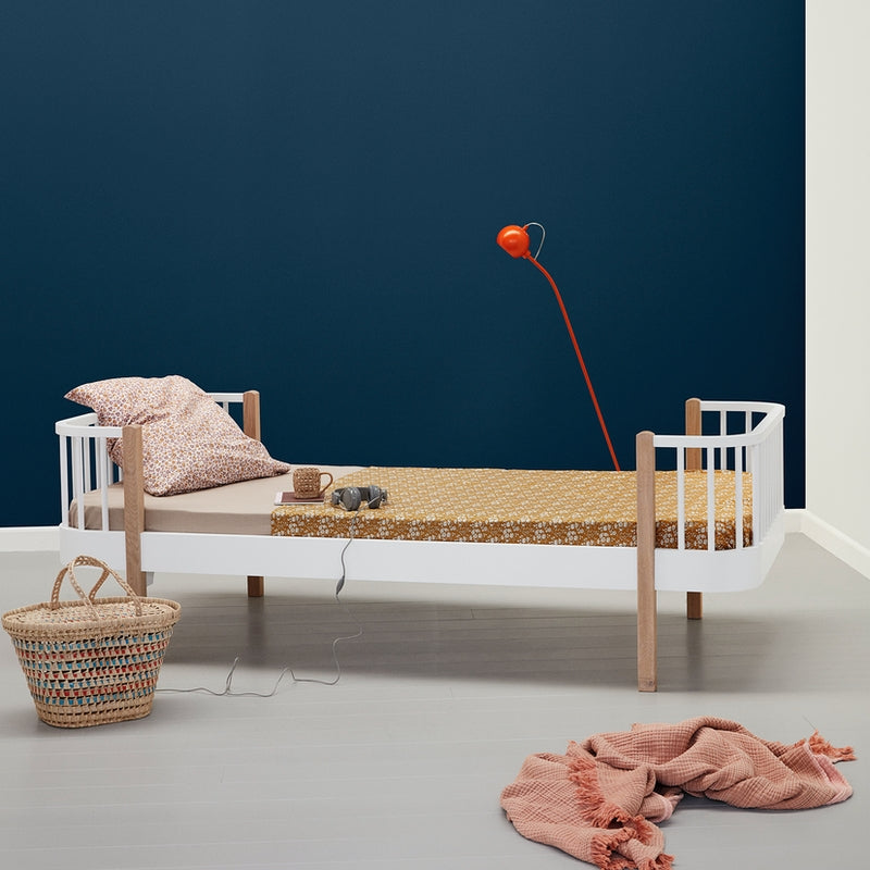 Oliver Furniture  Umbauset Wood Etagenbetten zu 1 Einzelbett und 1 Bettsofa  Weiss/Eiche - Online MY SNOWFLAKE