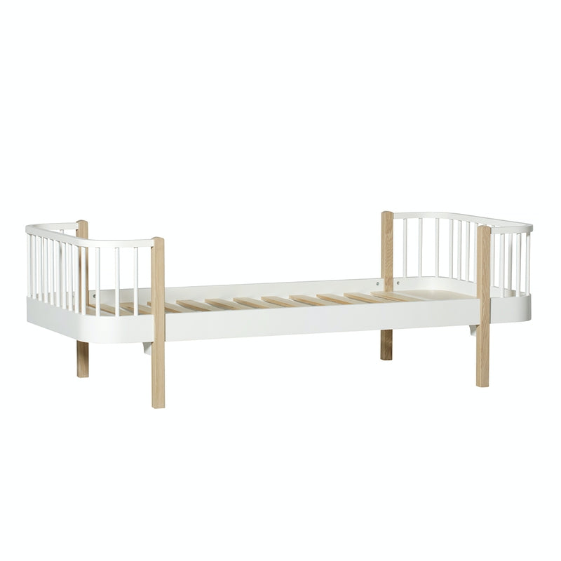 Oliver Furniture  Umbauset Wood Etagenbetten zu 1 Einzelbett und 1 Bettsofa  Weiss/Eiche - Online MY SNOWFLAKE