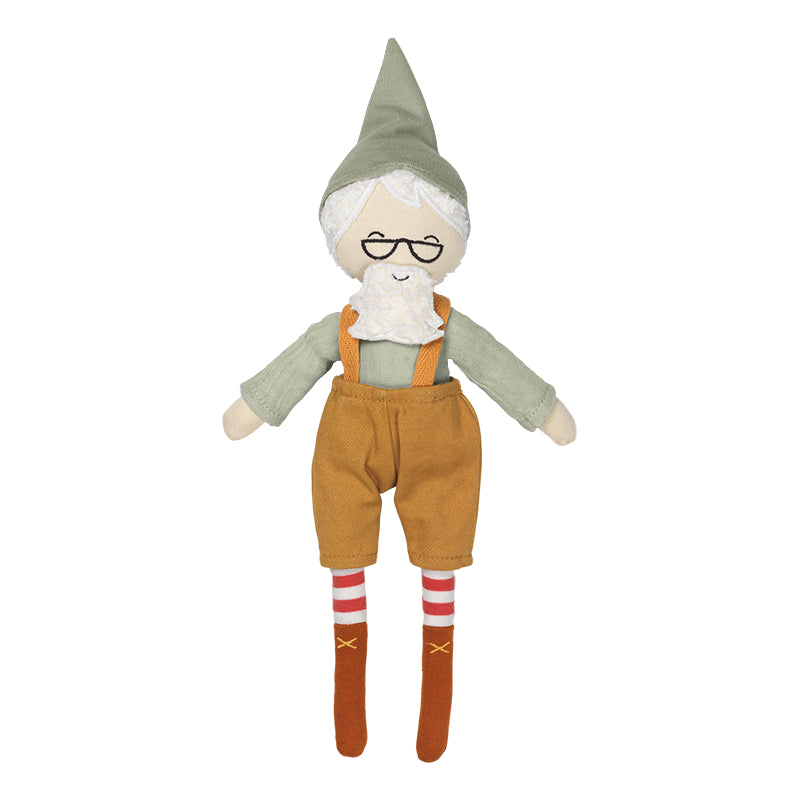 Fabelab  Elfenpuppe 'Grandpa'  Multi/Eucalyptus/Ochre - Online MY SNOWFLAKE