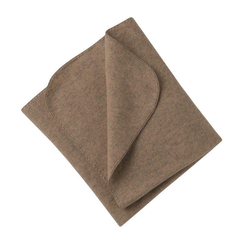 Engel Couverture bébé avec bordure coquille Noyer Melange