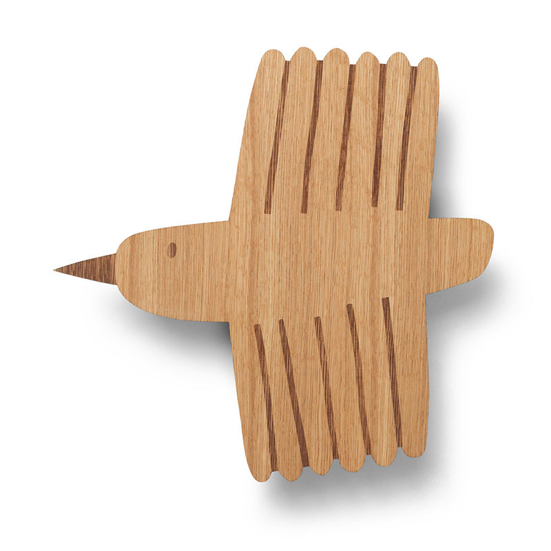 Ferm Living Lampe murale oiseau chêne huilé