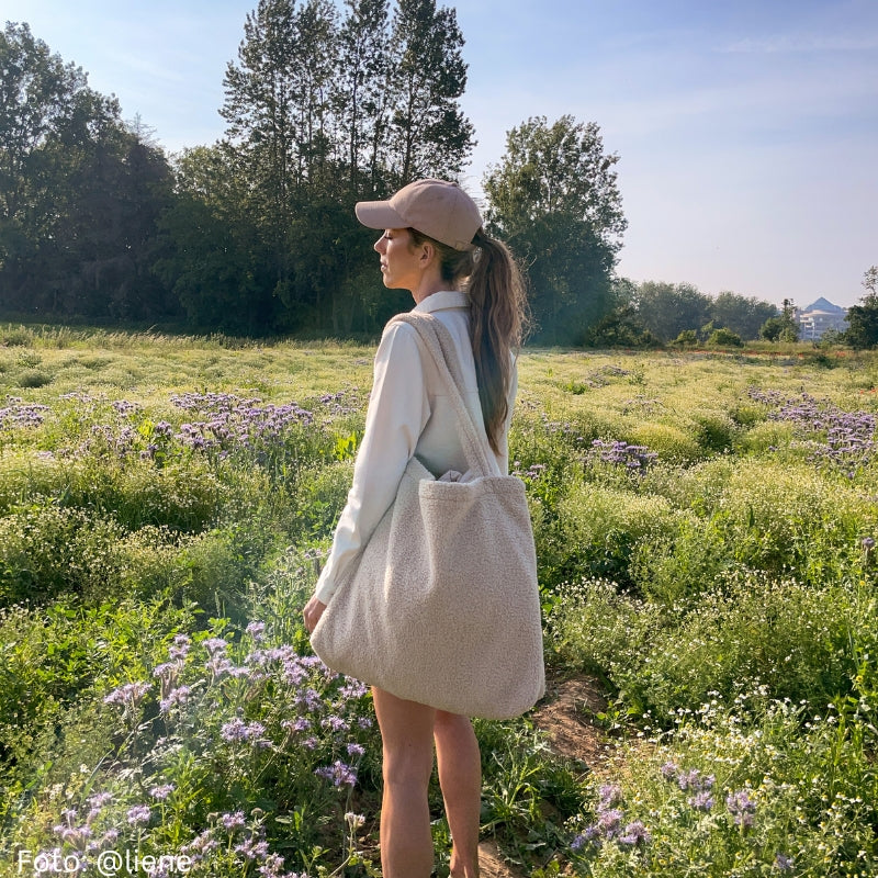 Studio Noos  Tragetasche Teddy 'Mom Bag'  Ecru - Online MY SNOWFLAKE