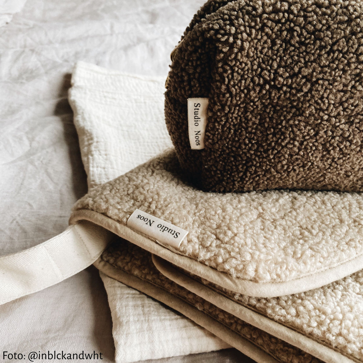 Studio Noos  Necessaire Teddy 'Pouch'  Brown - Online MY SNOWFLAKE
