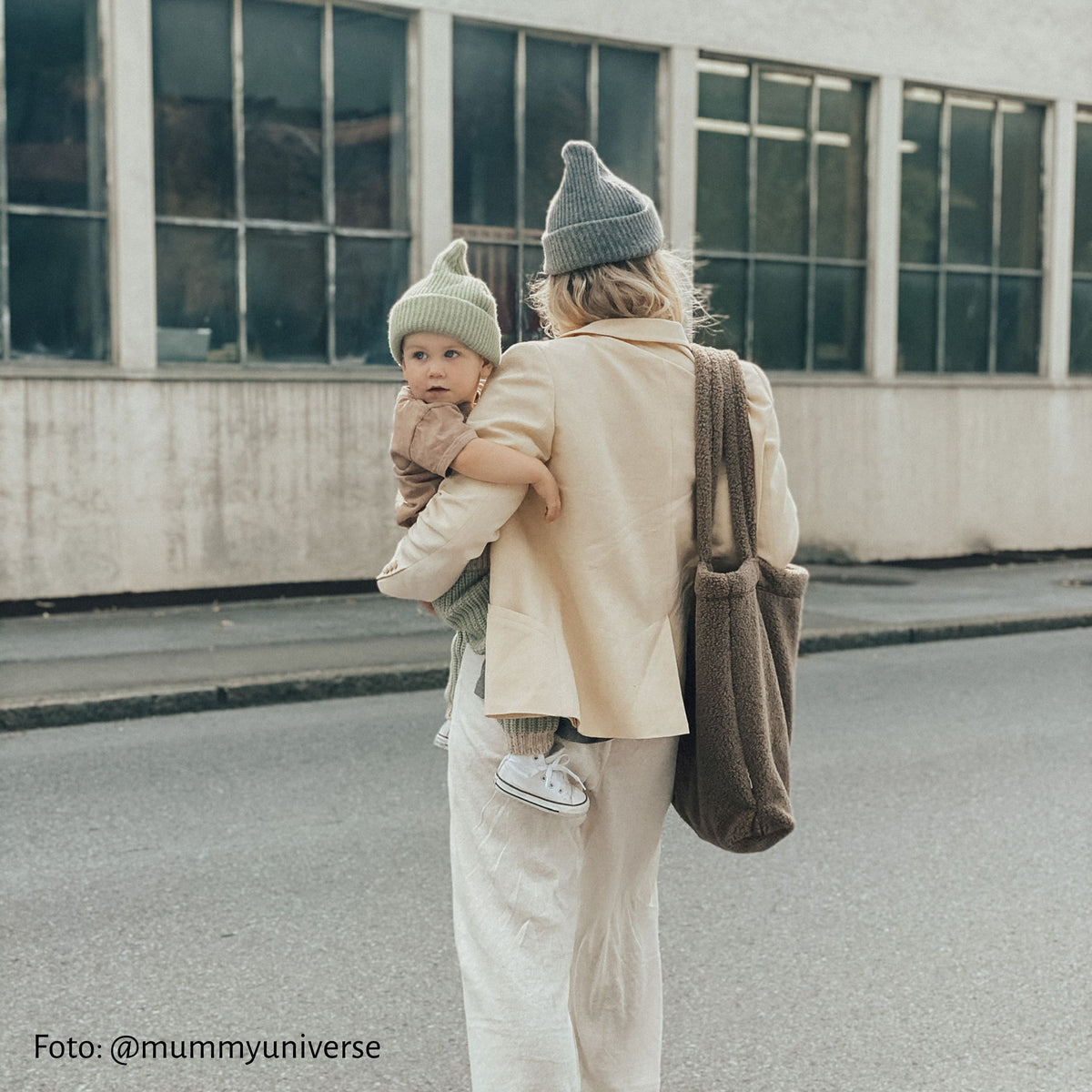 Studio Noos  Tragetasche Teddy 'Mom Bag'  Brown - Online MY SNOWFLAKE