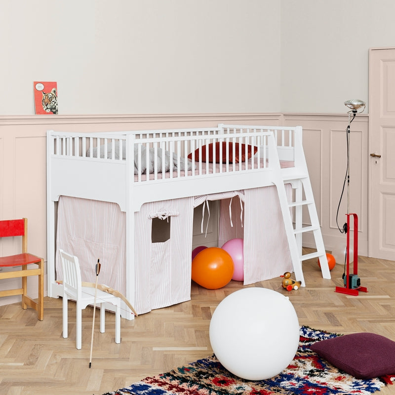 Oliver Furniture Kit de conversion Seaside Lit mezzanine en lit semi-haut Blanc