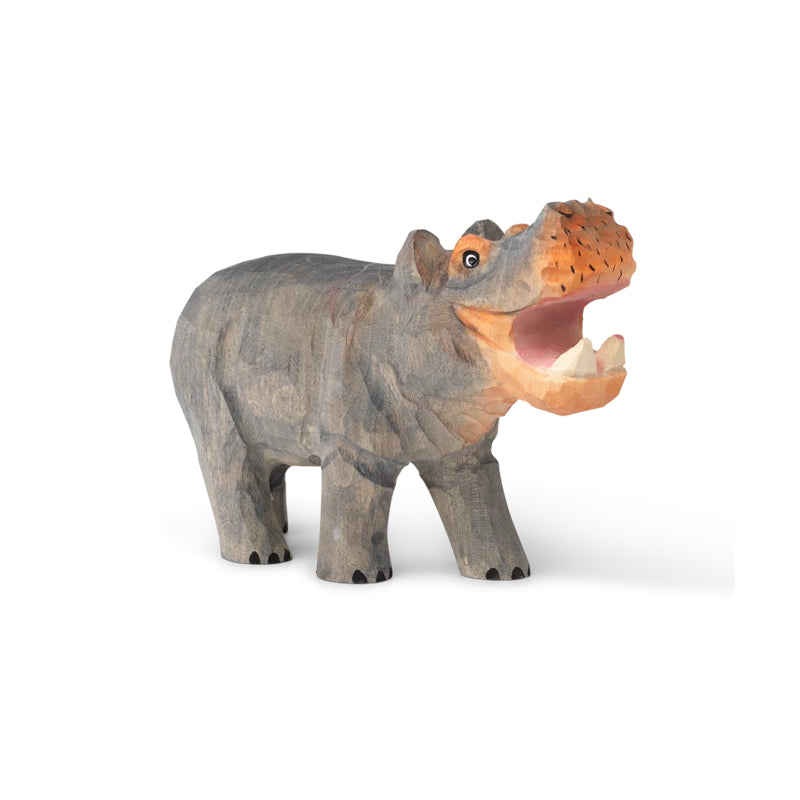 Ferm Living  Holz Hippo  Grau - Online MY SNOWFLAKE