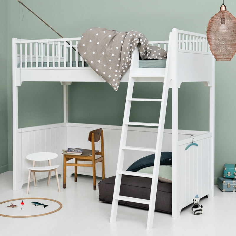 Oliver Furniture  Umbauset Seaside  Einzelbett zum Hochbett  Weiss