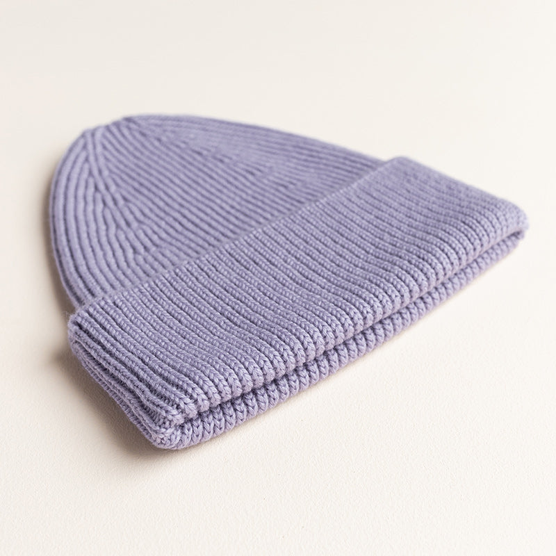 Hvid Bonnet Enfant Fonzie Lilas