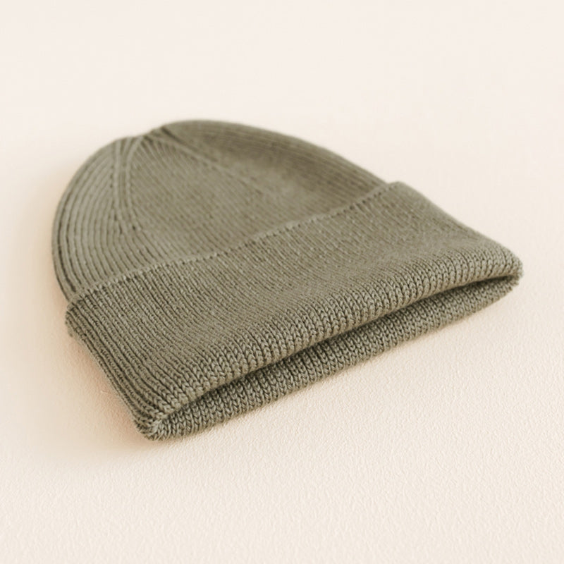 Hvid  Newborn Beanie Fonzie Artichoke - Online MY SNOWFLAKE