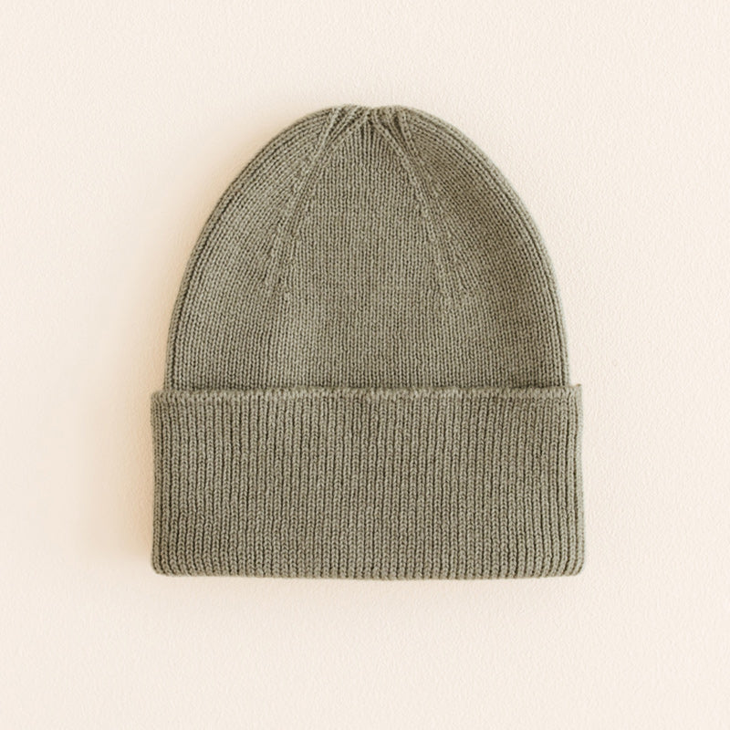 Hvid  Newborn Beanie Fonzie Artichoke - Online MY SNOWFLAKE