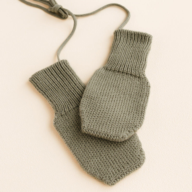 Blanc Bébé Moufles/Gants Artichoke