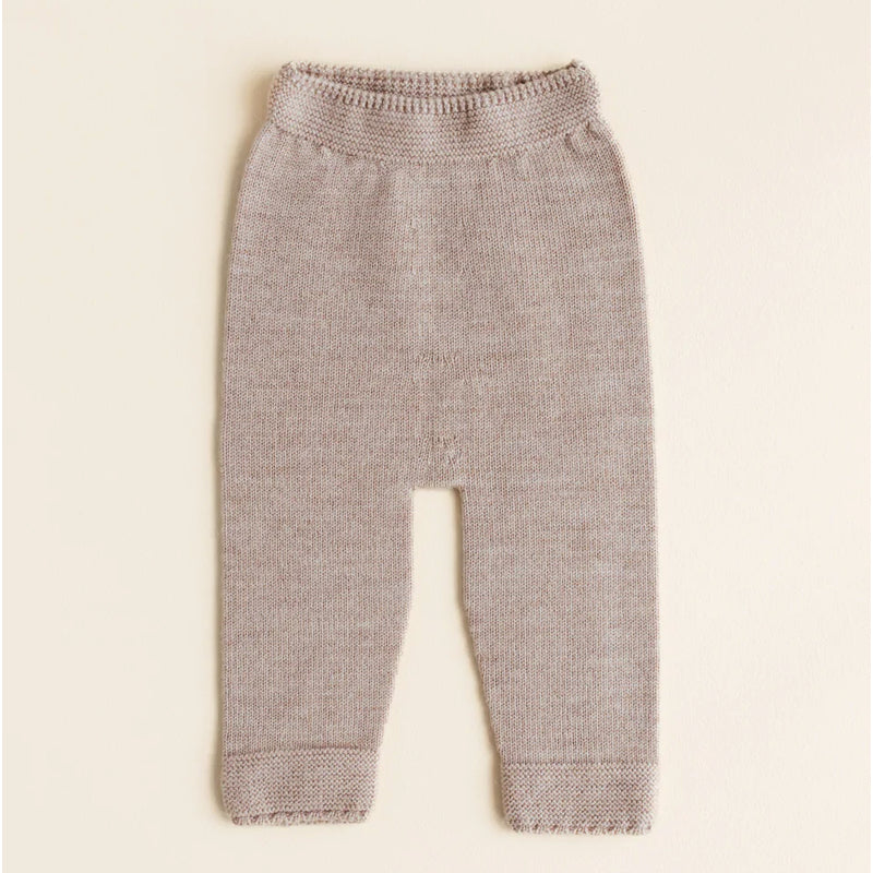 Hvid  Baby Strickhose 'Guido'  Sand - Online MY SNOWFLAKE