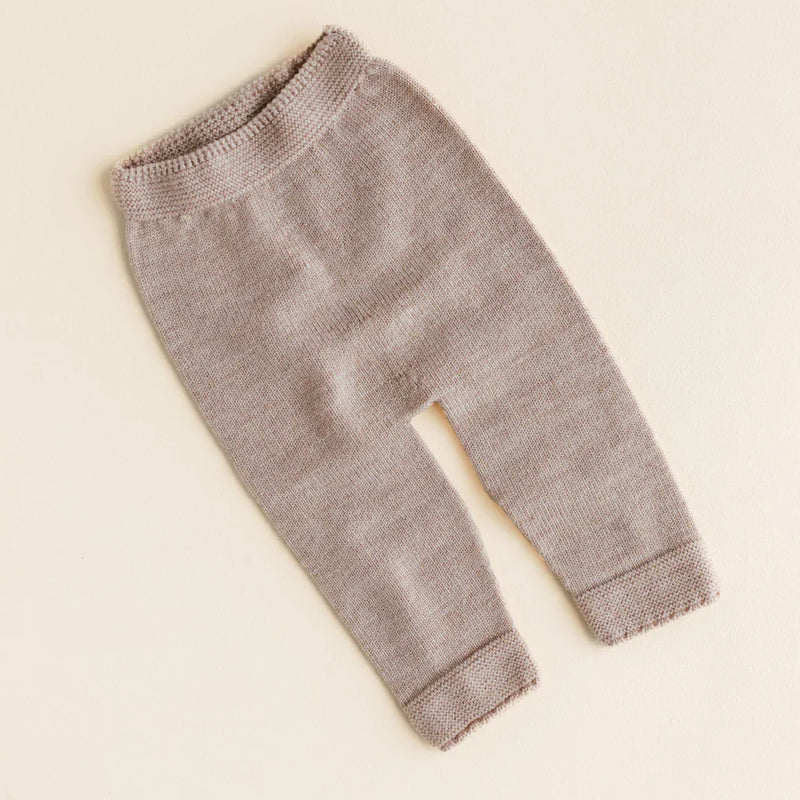Hvid  Baby Strickhose 'Guido'  Sand - Online MY SNOWFLAKE