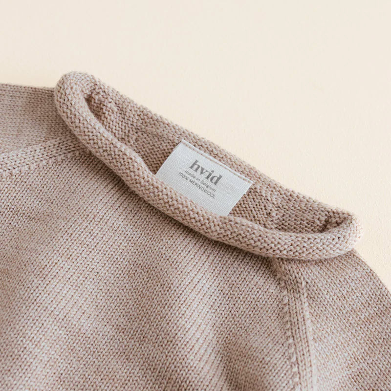 Hvid  Baby Strickpullover 'Georgette'  Sand