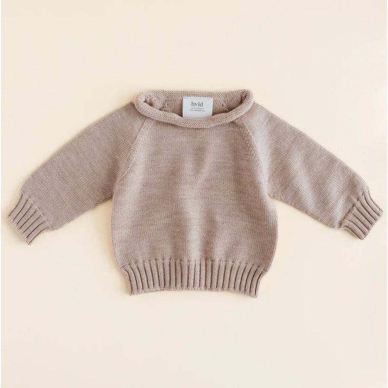 Hvid  Baby Strickpullover 'Georgette'  Sand