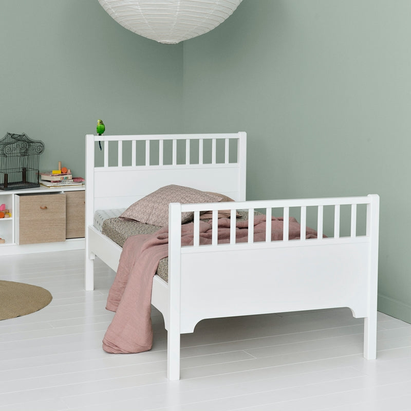 Oliver Furniture Conversion Kit Seaside Classic Junior Bed to Single Bed 90x200cm White