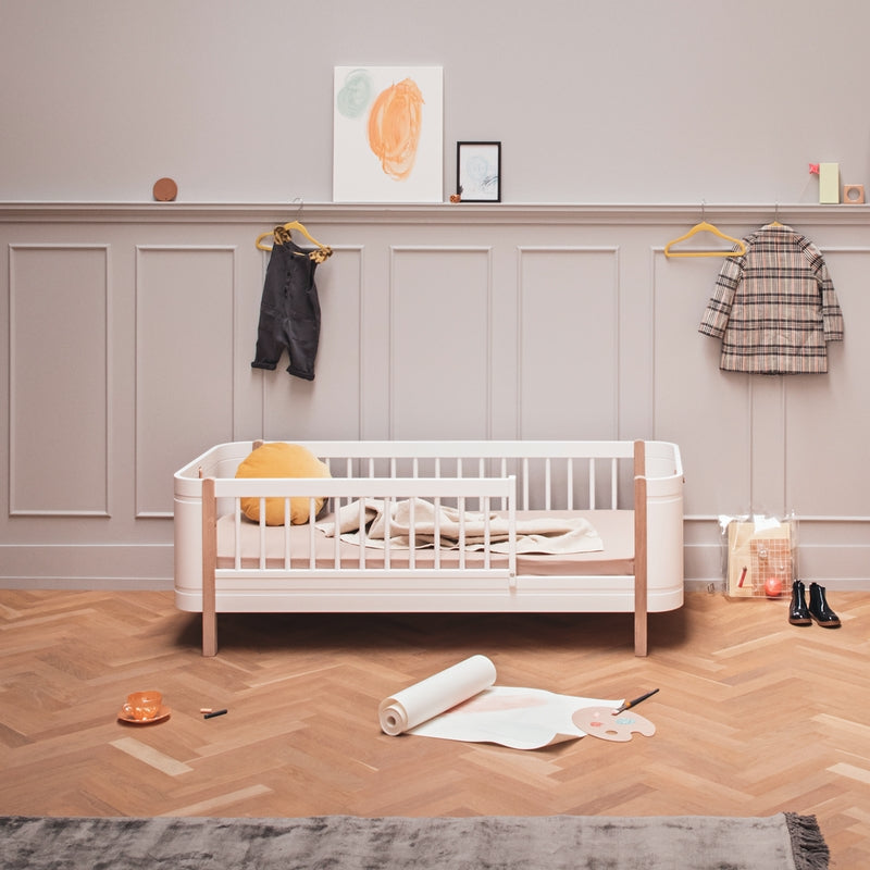 Oliver Furniture  Umbauset Wood Mini+ Basic und Geschwisterset zu 2 Juniorbetten  Weiss/Eiche - Online MY SNOWFLAKE