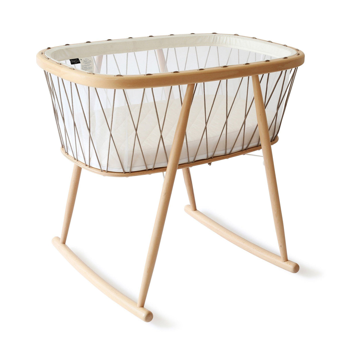 Charlie Crane  Babywiege Kumi  Mesh/Hazelnut - Online MY SNOWFLAKE