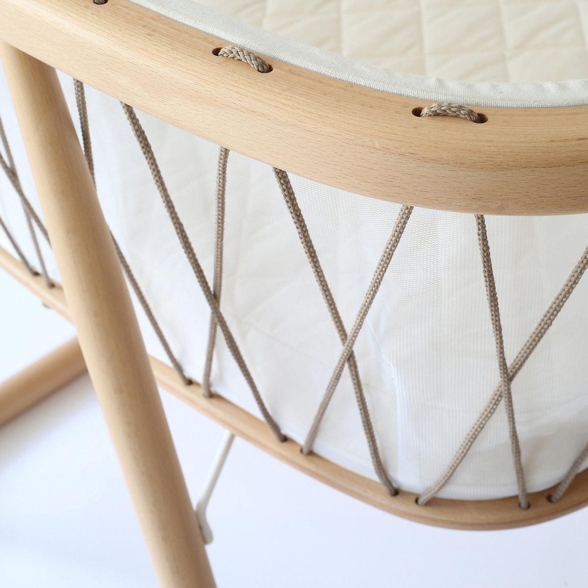 Charlie Crane  Babywiege Kumi  Mesh/Hazelnut - Online MY SNOWFLAKE