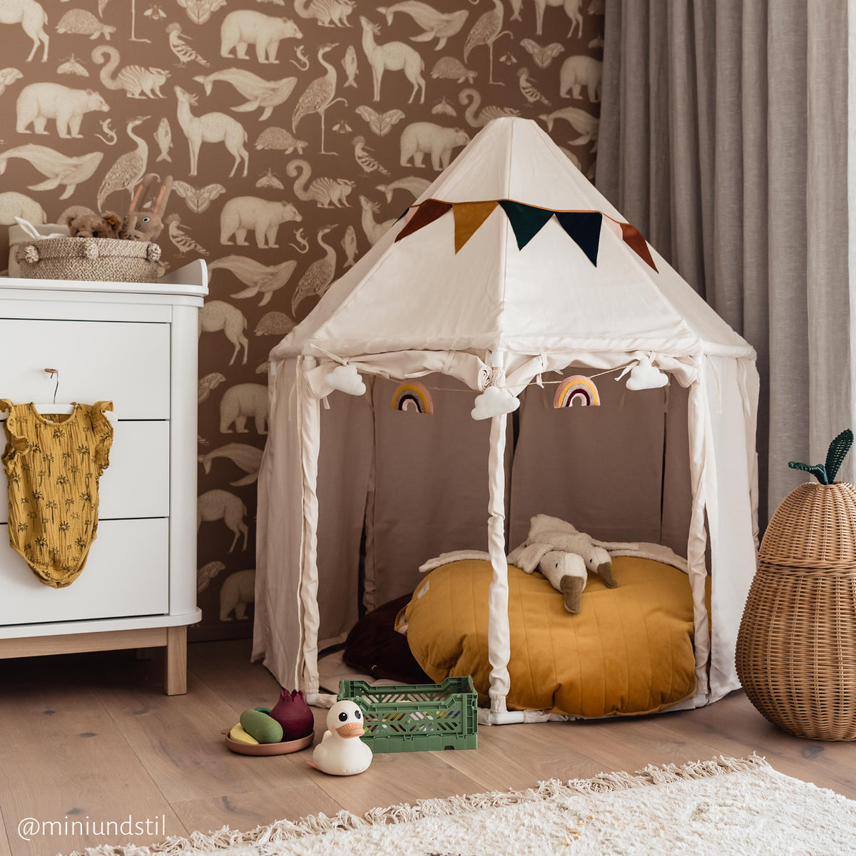 Kids Concept  Spielhaus Pavillon  Off-white - Online MY SNOWFLAKE