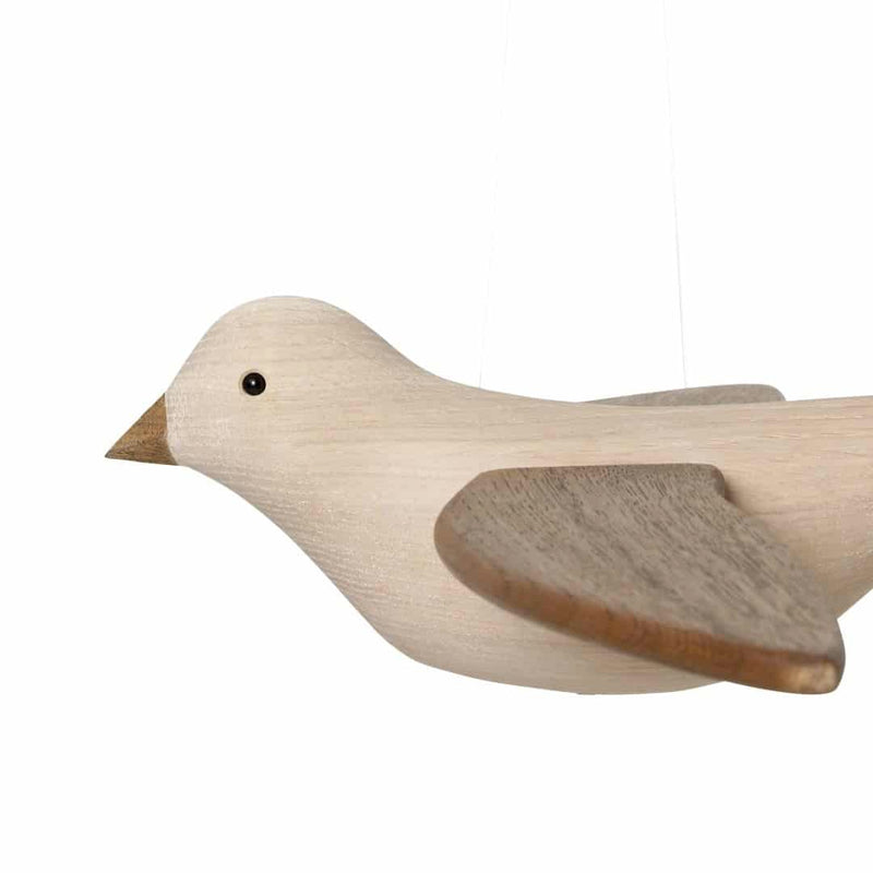 Vogel Mobile aus Eichenholz von Kas Kopenhagen