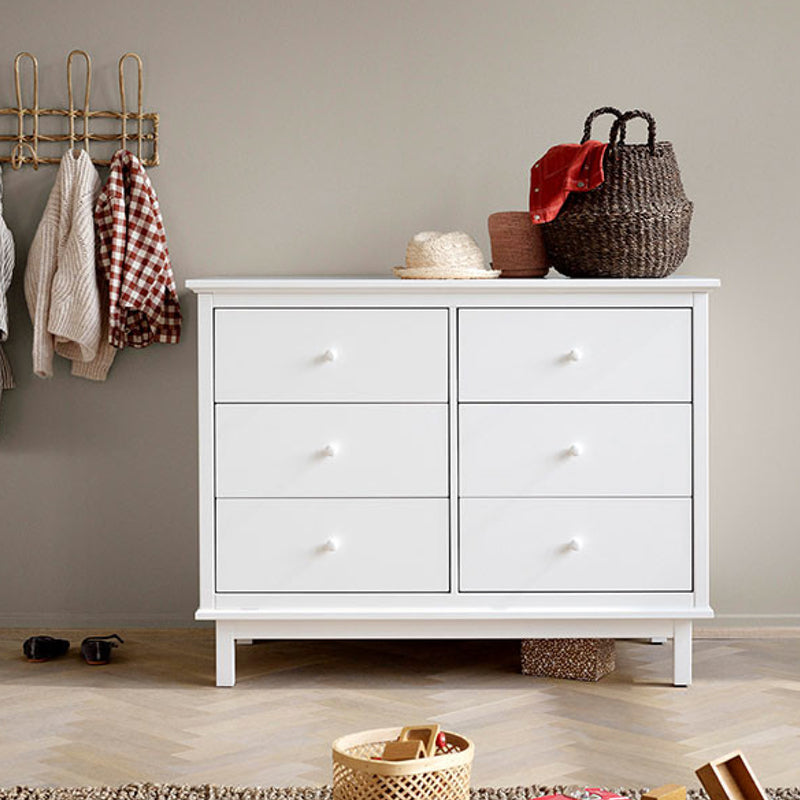Oliver Furniture Commode Seaside 6 tiroirs Blanc