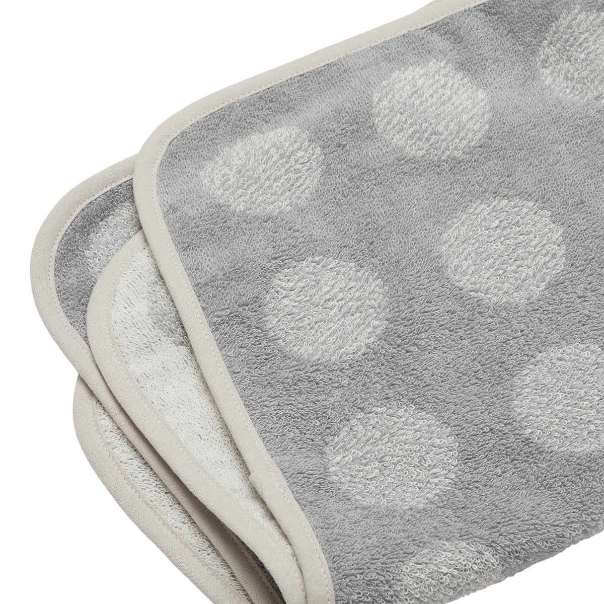 Leander  Matty Topper Bio-Baumwolle für Wickelkissen  Cool Grey