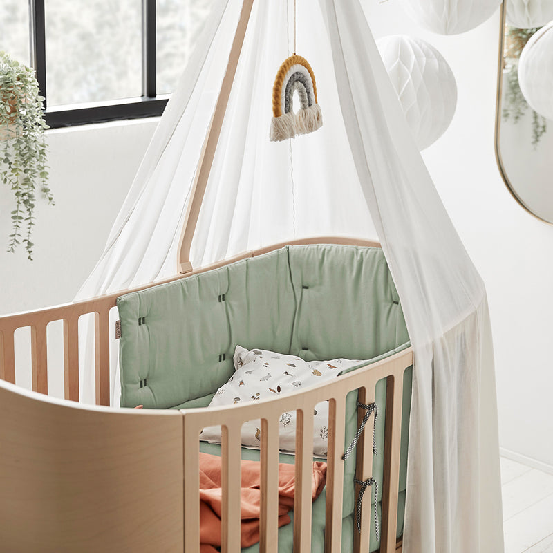 Leander Classic  Nestchen Bio-Baumwolle  Sage Green - Online MY SNOWFLAKE