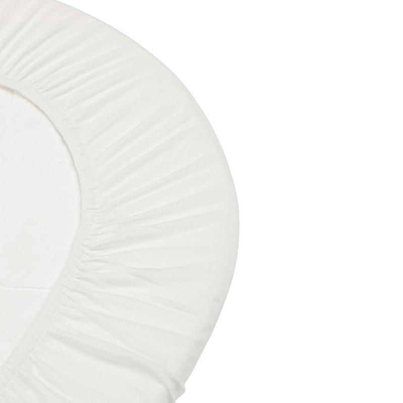 Leander  Fixleintuch Bio-Baumwolle 2er-Pack Babywiege 50 x 80 cm  Snow - Online MY SNOWFLAKE