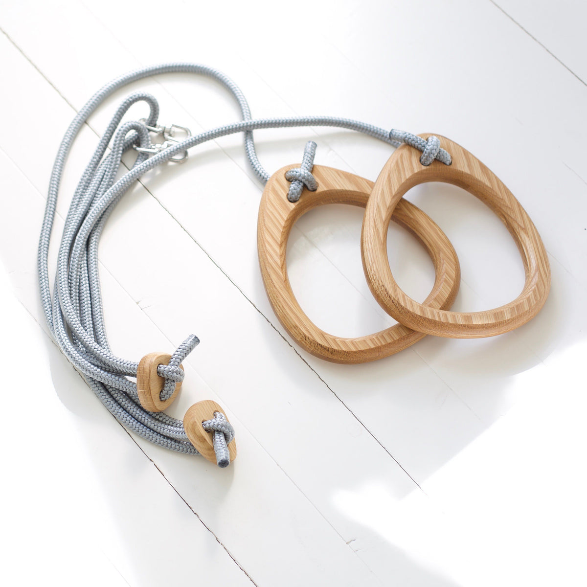Lillagunga  Turnringe 'Rings'   Eiche/Grau