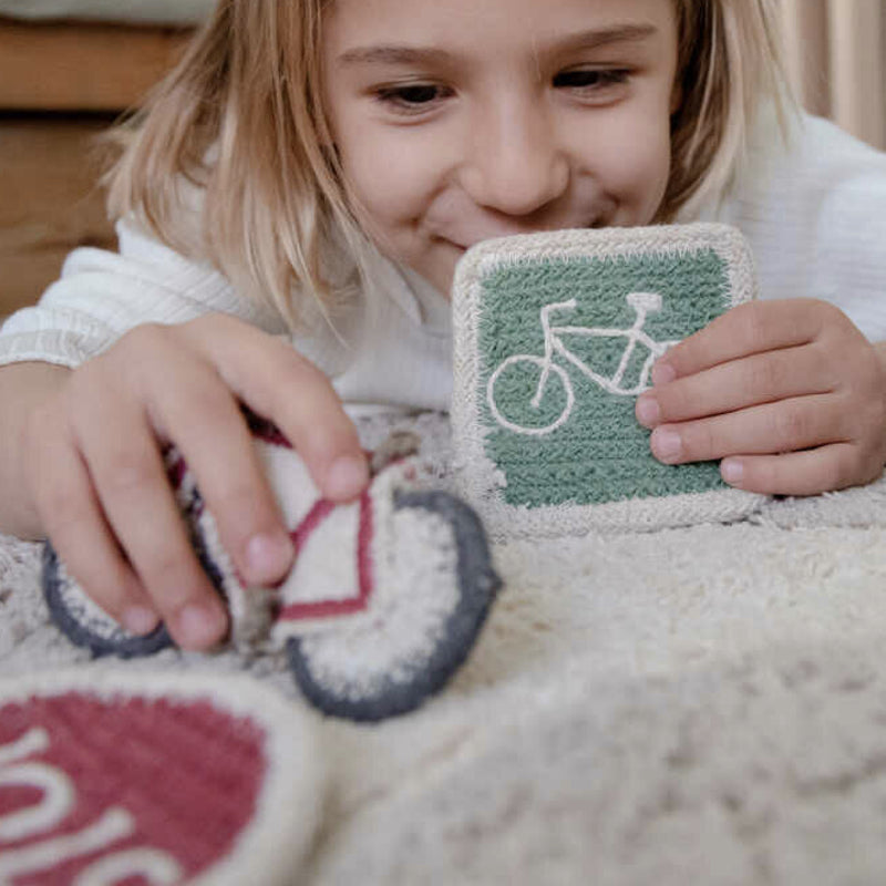 Lorena Canals Tapis en coton 'Eco City'