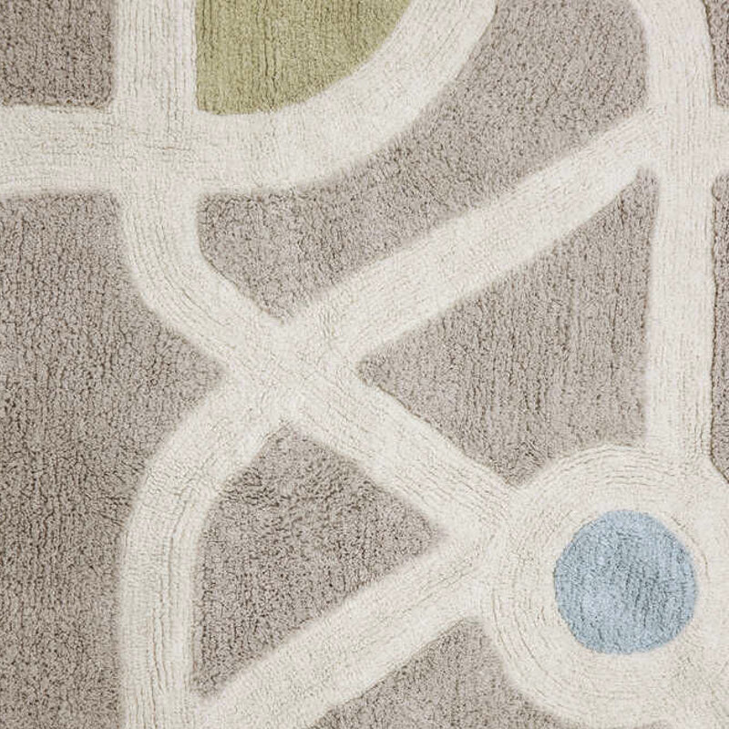 Lorena Canals Tapis en coton 'Eco City'