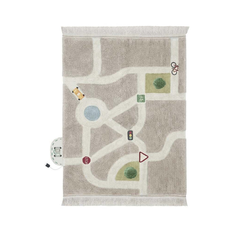 Lorena Canals Tapis en coton 'Eco City'