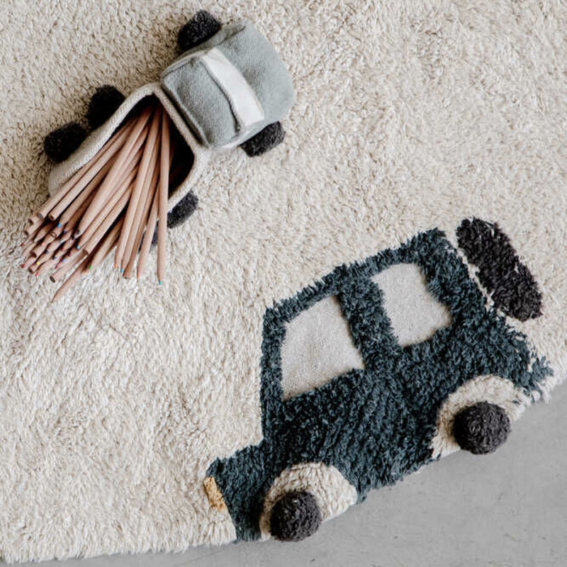 Lorena Canals  Baumwollteppich 'Wheels' - Online MY SNOWFLAKE