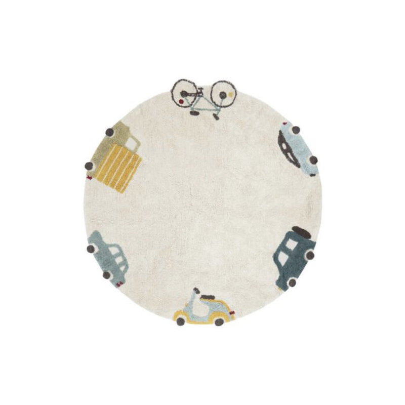 Lorena Canals  Baumwollteppich 'Wheels' - Online MY SNOWFLAKE