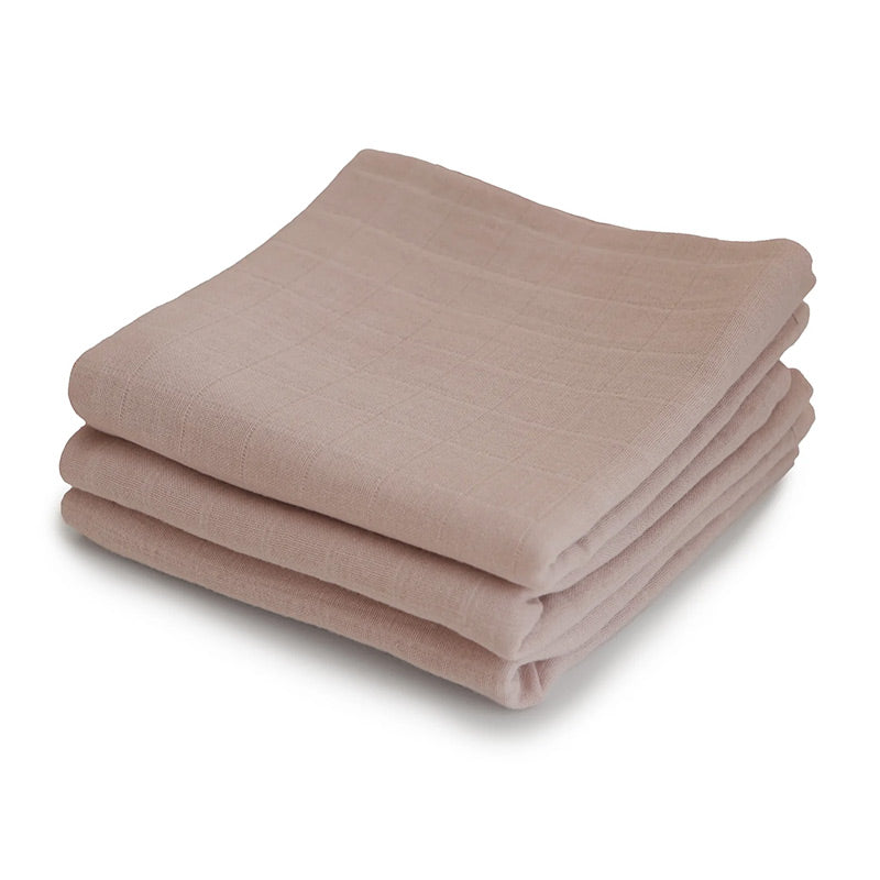 Mushie  3er Set Mulltücher  Natural - Online MY SNOWFLAKE