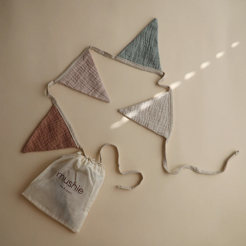 Mushie  Wimpelkette Musselin  Multi - Online MY SNOWFLAKE