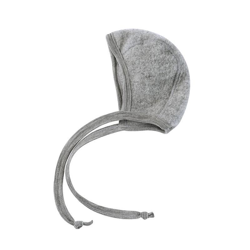 Engel Baby Wool Fleece Hat Light Grey Melange