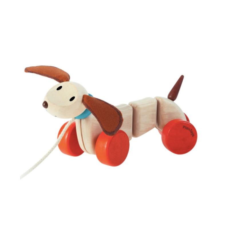 PlanToys  Nachzieh-Hündchen  Braun - Online MY SNOWFLAKE