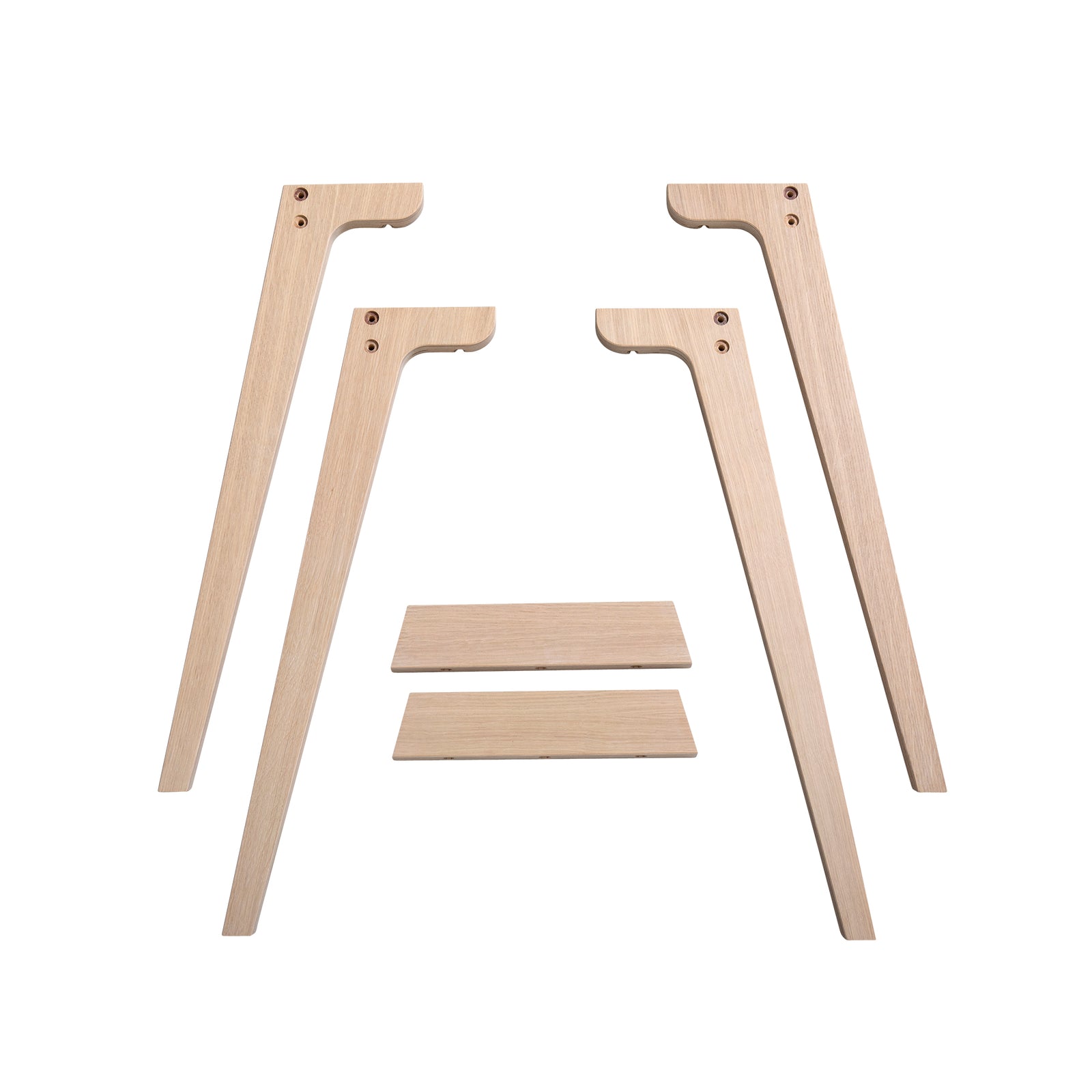 Oliver Furniture Pieds de table supplémentaires Wood bureau 72,6 cm Chêne