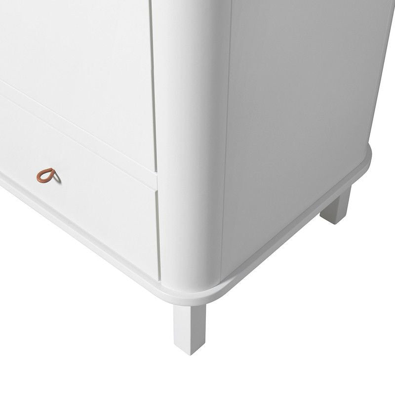 Oliver Furniture <br/> Kleiderschrank 2-türig Wood <br/> Weiss,Schränke, Oliver Furniture - SNOWFLAKE kindermöbel concept store
