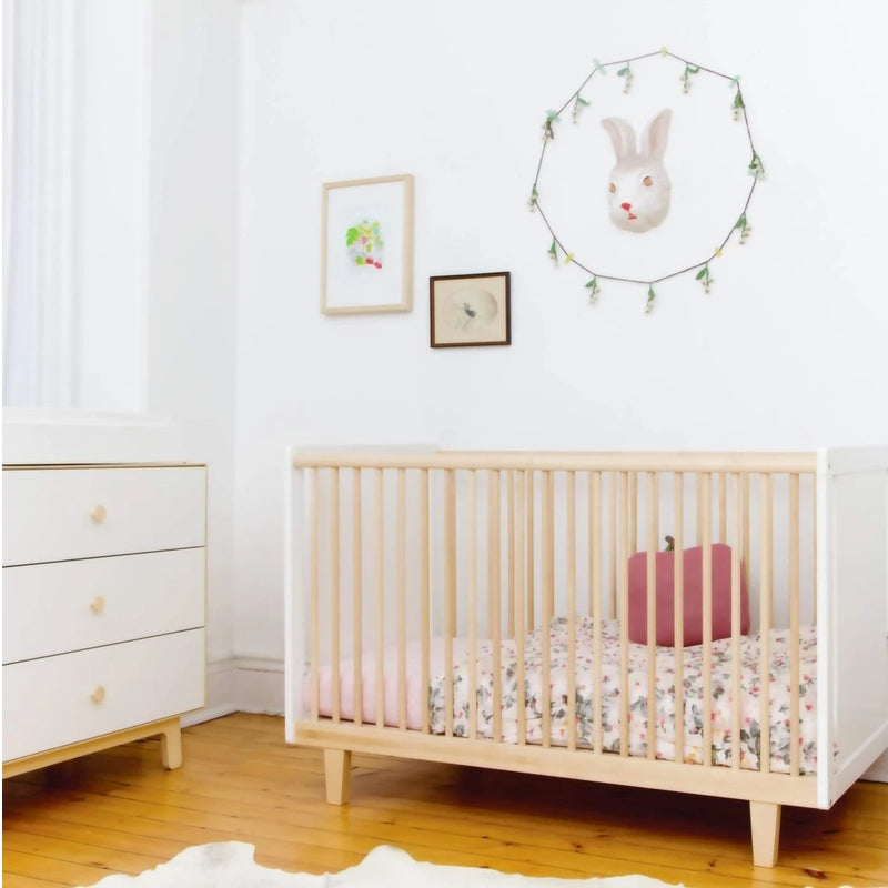 Oeuf NYC  Babybett Rhea  Birke/Weiss 70 x 140 cm - Online MY SNOWFLAKE