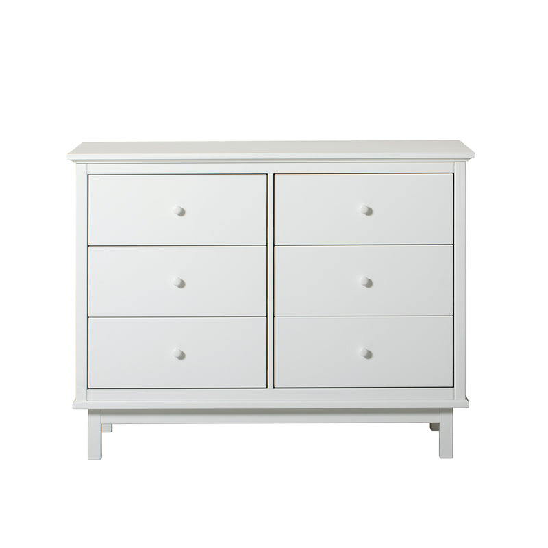 Oliver Furniture Commode Seaside 6 tiroirs Blanc