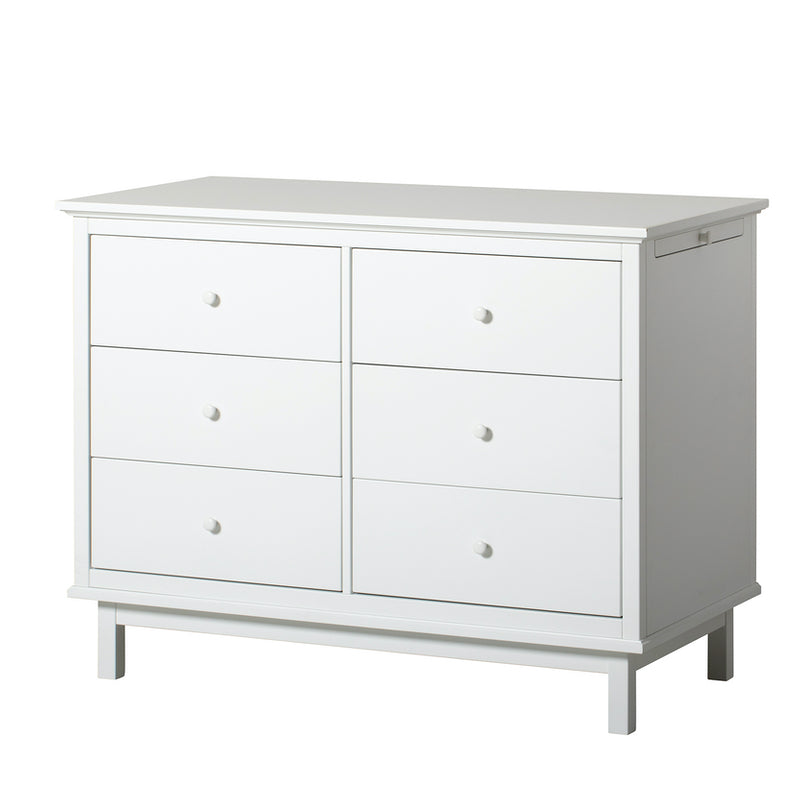 Oliver Furniture Commode Seaside 6 tiroirs Blanc