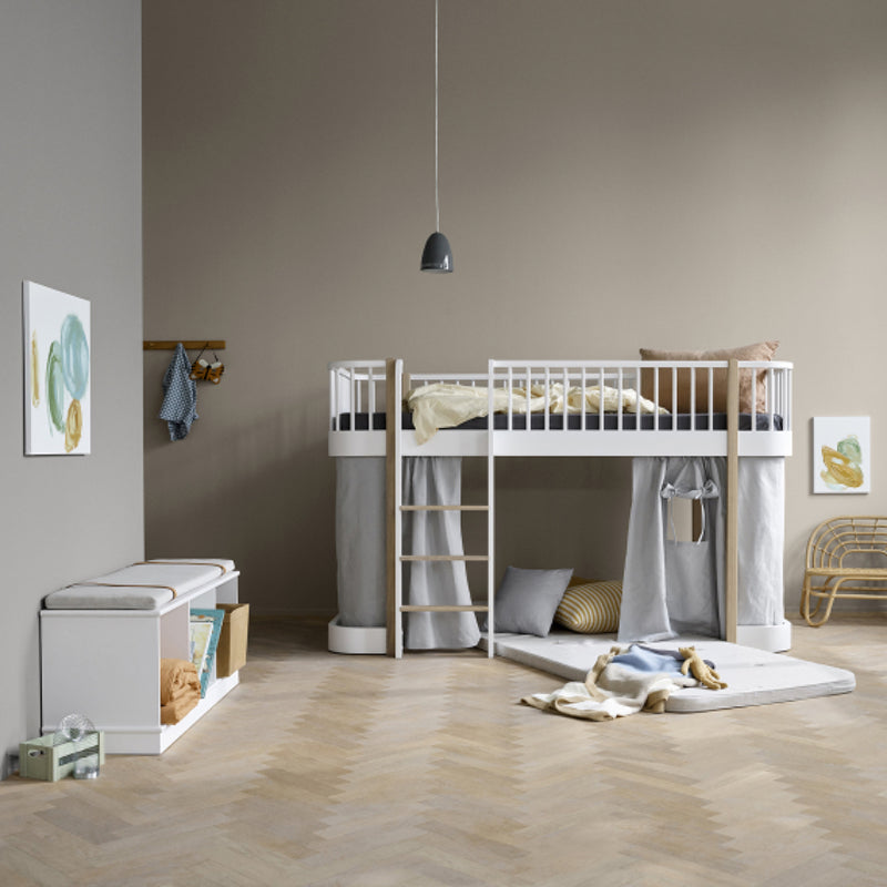 Oliver Furniture  Spielmatratze für 90 x 200 Wood Halbhohes Bett  Natur - Online MY SNOWFLAKE