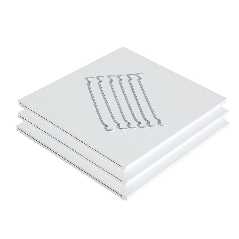 Oliver Furniture 3 extra shelves for Seaside shelving unit White