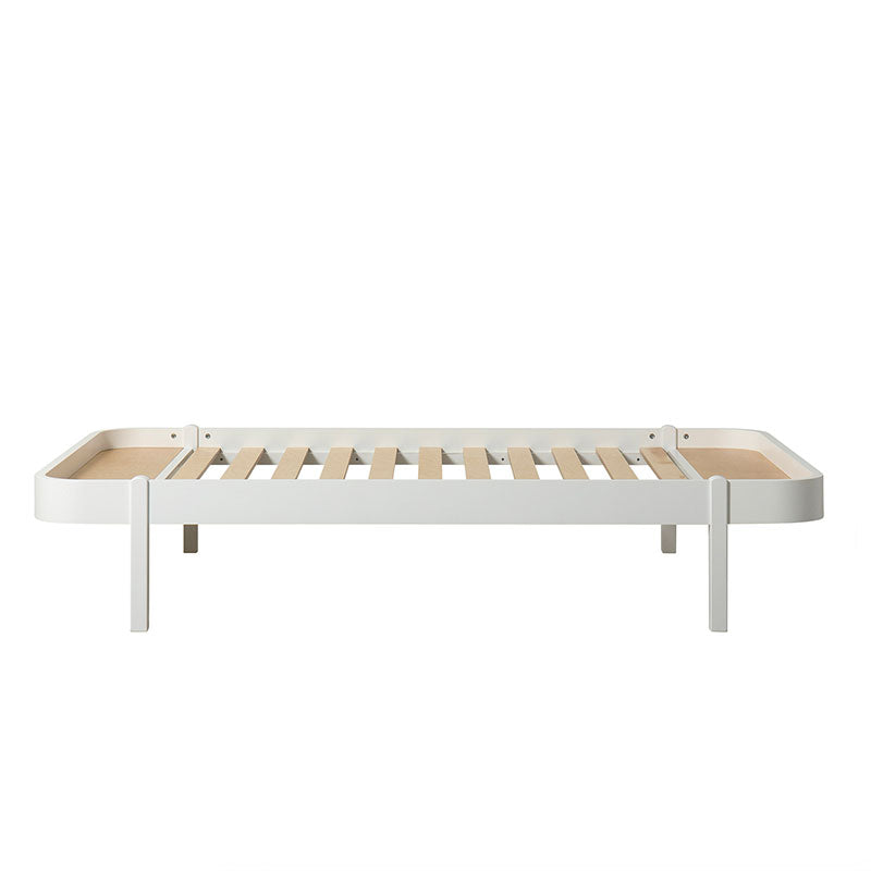 Oliver Furniture  Wood Lounger Bett 120 x 200 cm  Weiss - Online MY SNOWFLAKE