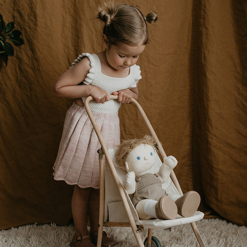 Olli Ella Puppe Dinkum 'Poppet'  Taupe - Online MY SNOWFLAKE