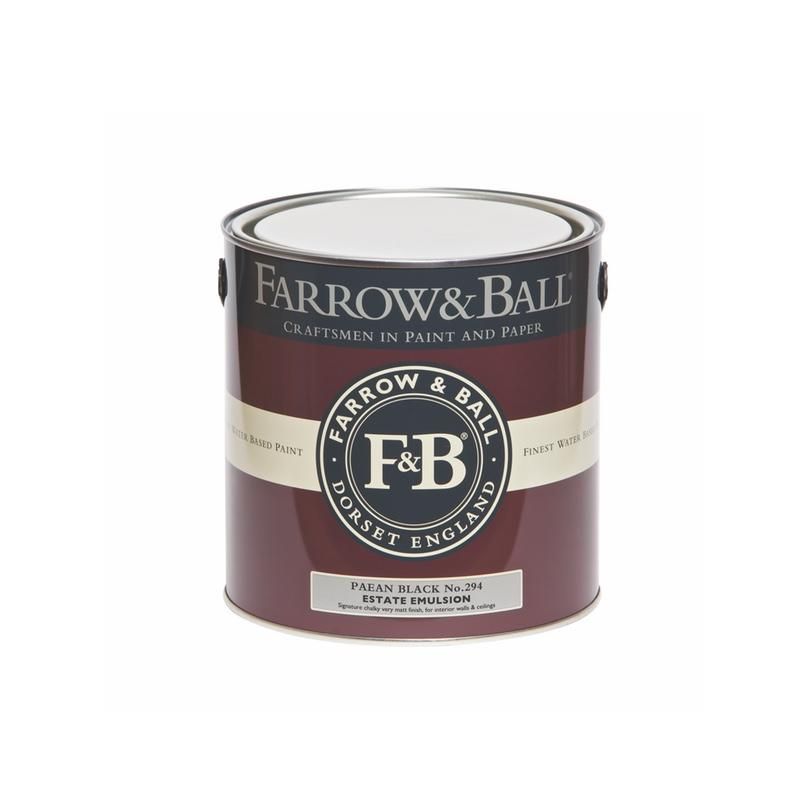 Farrow & Ball  Estate Emulsion  Paean Black 294 - Online MY SNOWFLAKE