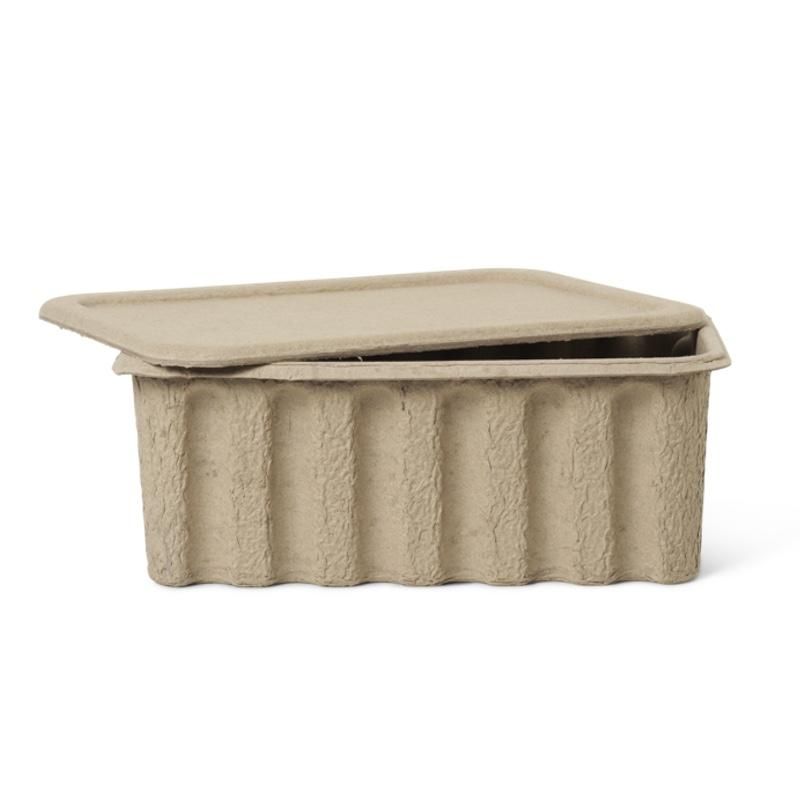 Ferm Living  Aufbewahrungsbox Papier 2er Set  Brown - Online MY SNOWFLAKE